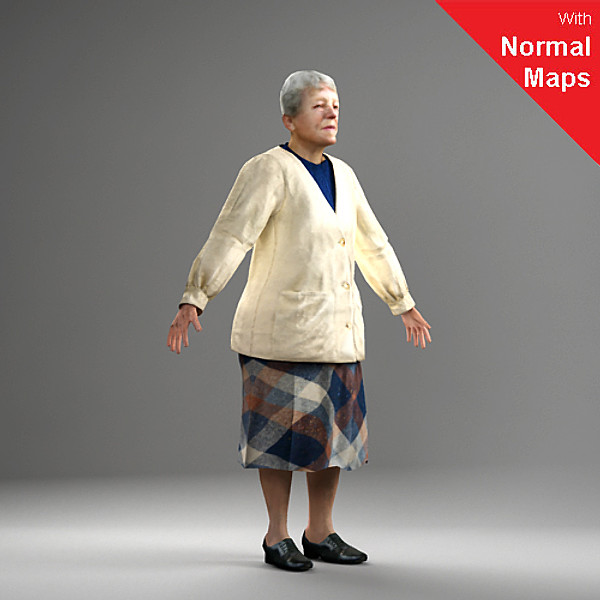 maya axyz metropoly rigged - CWom0028-FBX by axyzdesign