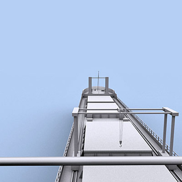 cargo ship transport nuclear 3d 3ds - Nuclear Waste Transport Vesssel by QLEE
