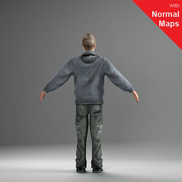 3d model axyz character - CBoy0007-CS by axyzdesign