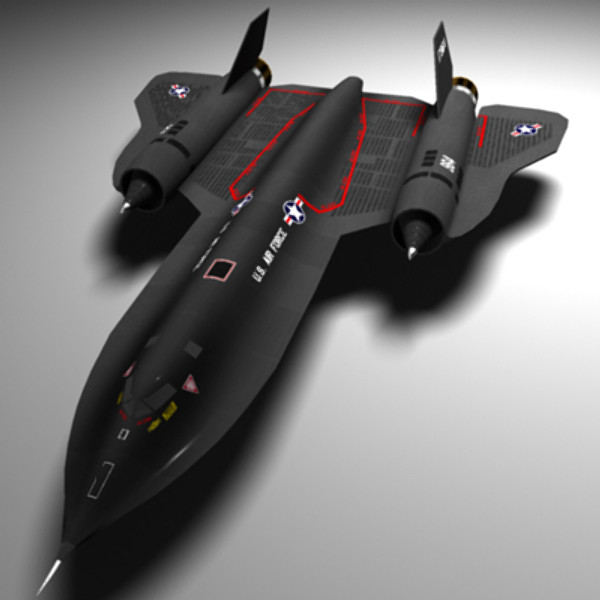 3d model sr-71 blackbird - SR-71 Blackbird by My3DGuy
