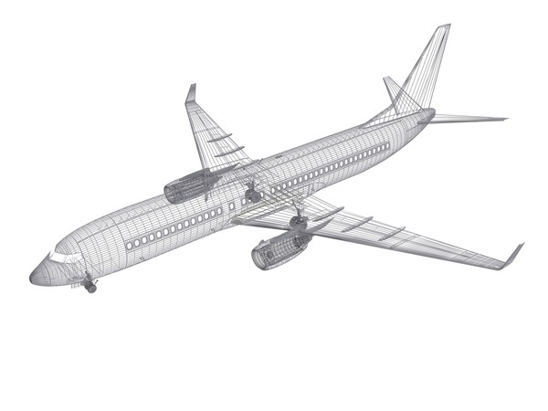 aircraft aa 3ds - 737-800 - AA.max by foxxhound