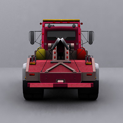 3d model ready wrecker tow truck - Wreckers / Tow Trucks collection by GameArt3D