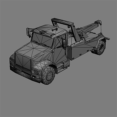 3d model ready wrecker tow truck - Wreckers / Tow Trucks collection by GameArt3D