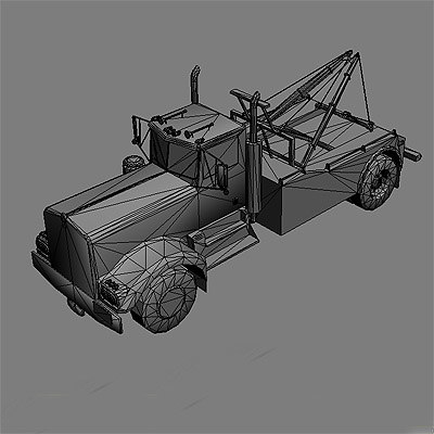 3d model ready wrecker tow truck - Wreckers / Tow Trucks collection by GameArt3D