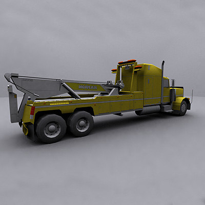 3d model ready wrecker tow truck - Wreckers / Tow Trucks collection by GameArt3D