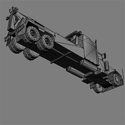 3d model ready wrecker tow truck - Wreckers / Tow Trucks collection by GameArt3D