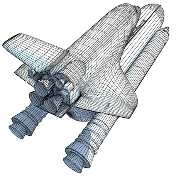 nasa space shuttle discovery obj - Discovery Shuttle... by Gandoza