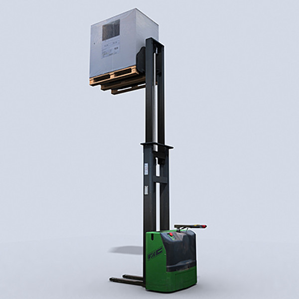 pallet stacker 3d model - Pallet Stacker 1 by papillon