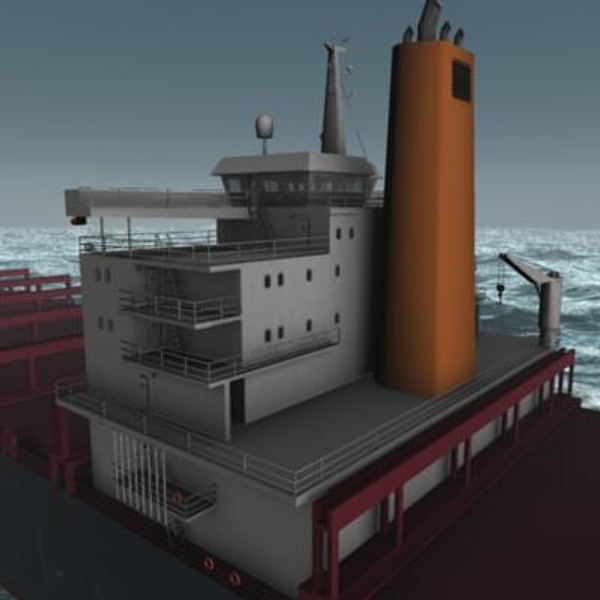container ship bonn express 3d model - Ship Bonn Express class by rdklein