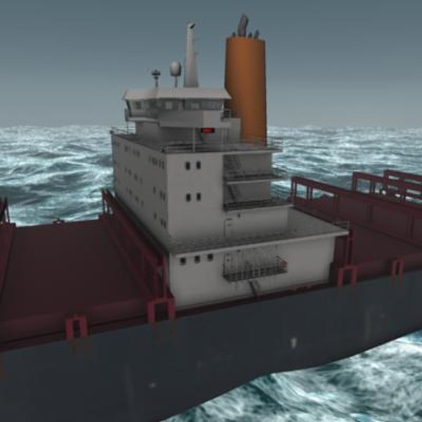 container ship bonn express 3d model - Ship Bonn Express class by rdklein