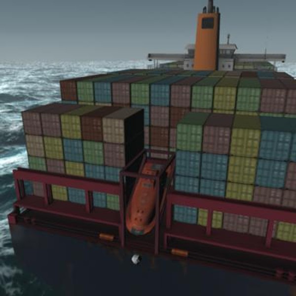 container ship bonn express 3d model - Ship Bonn Express class by rdklein