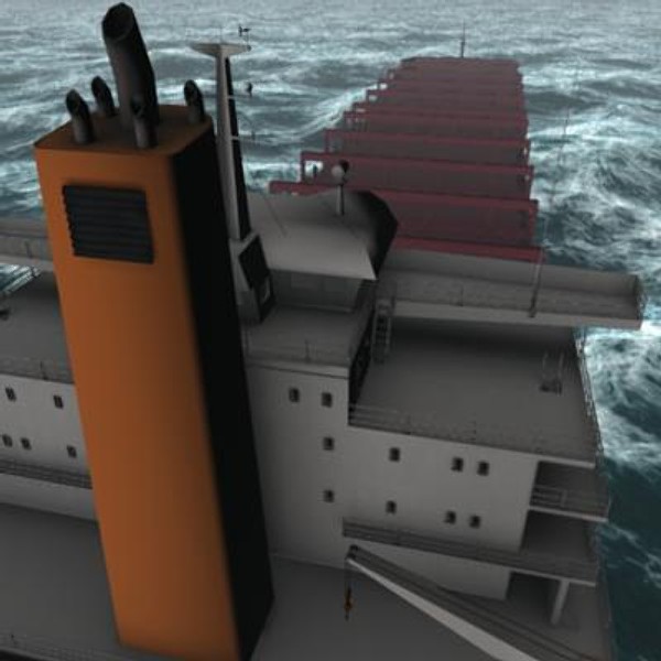 container ship bonn express 3d model - Ship Bonn Express class by rdklein