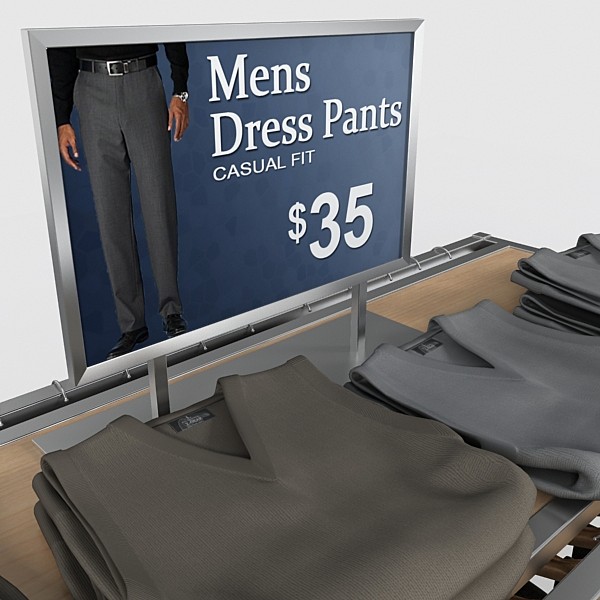 dress pants rack 3d 3ds - dress pants rack by DigitalX