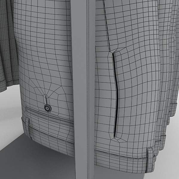 dress pants rack 3d 3ds - dress pants rack by DigitalX