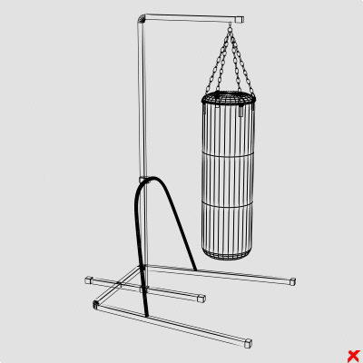 3d model bag heavy - Heavy bag002_max.ZIP by Fworx
