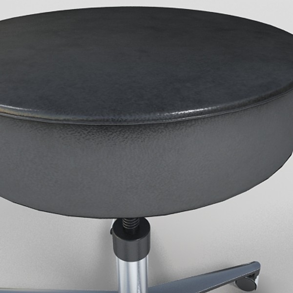 doctor stool 3d model - stool by monkeyodoom