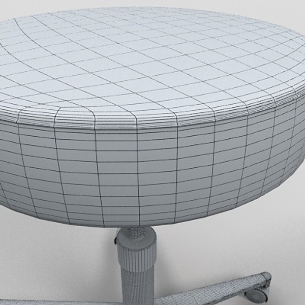 doctor stool 3d model - stool by monkeyodoom