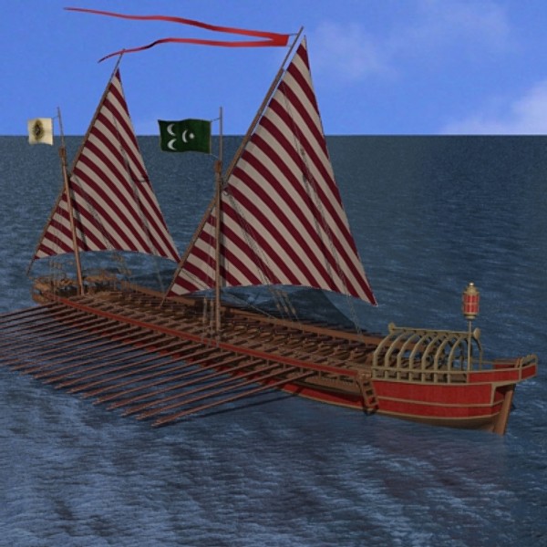 turkish galley 3d 3ds - Galley by mostlysquare
