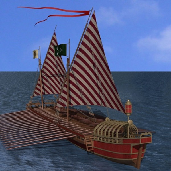 turkish galley 3d 3ds - Galley by mostlysquare