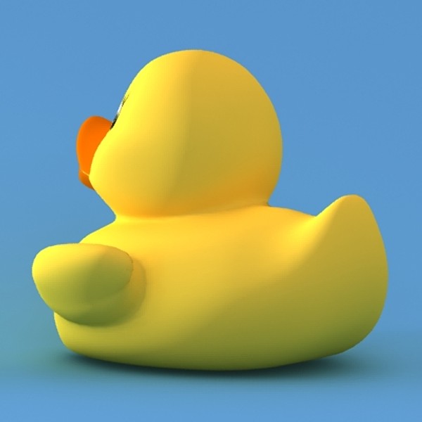 3d model yellow rubber duck - Rubber Duck by Artell