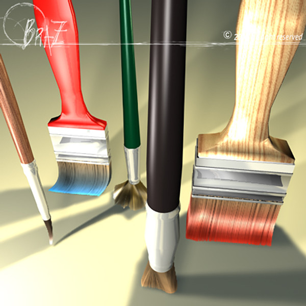 paint brush c4d - Paint brushes... by BraZ