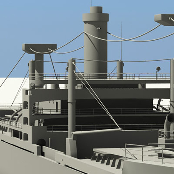 3ds max victory ship cargo - Cargo ship (3ds) by QLEE
