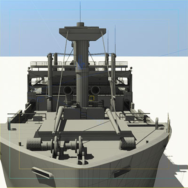 3ds max victory ship cargo - Cargo ship (3ds) by QLEE