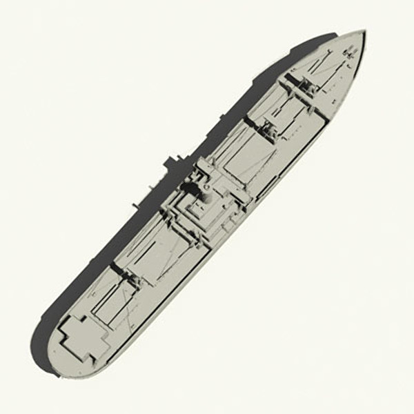3ds max victory ship cargo - Cargo ship (3ds) by QLEE
