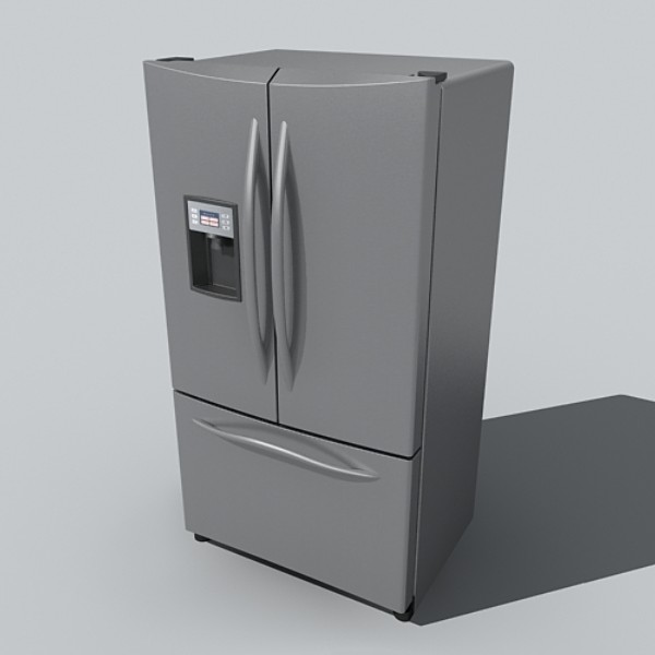 refrigerator freezer 3d max - refridgerators by monkeyodoom
