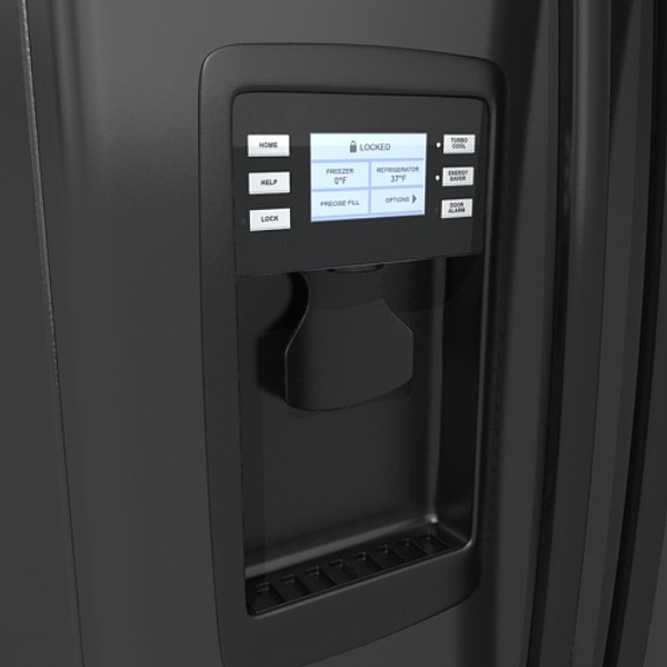 refrigerator freezer 3d max - refridgerators by monkeyodoom