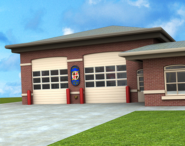 maya firehouse building - Firehouse by digitaldoc3d