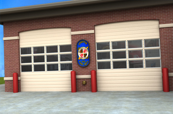 maya firehouse building - Firehouse by digitaldoc3d