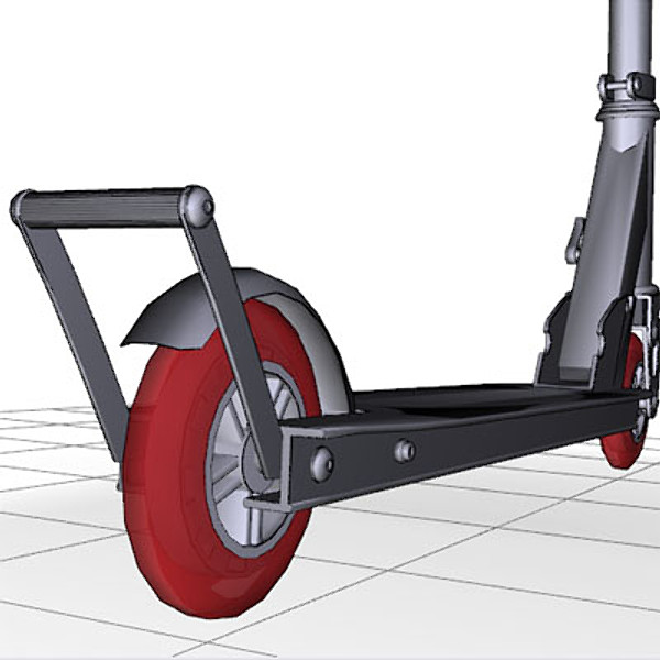 kick scooter dxf - Kick Scooter by mostlysquare