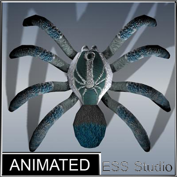 cobalt tarantula animation max - Cobalt Tarantula Animated by ESS Studio