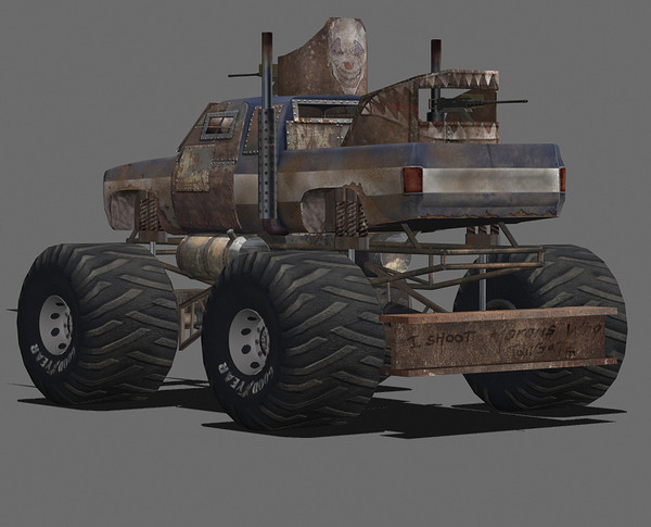 3d post apocalyptic mad - monster truck.rar by EarlEstes