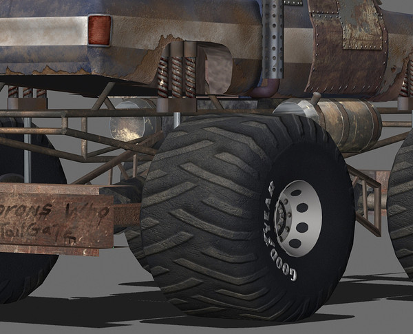 3d post apocalyptic mad - monster truck.rar by EarlEstes