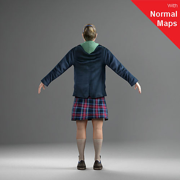 3d axyz character - CGirl0004-CS by axyzdesign