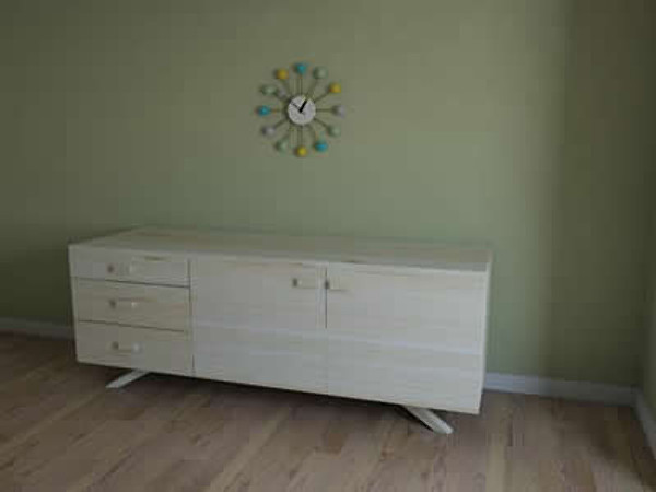 mid-century modern living room furniture 3d ma - Mid-Century Modern Living Room Set by evolution0834