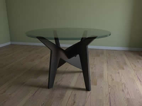 mid-century modern living room furniture 3d ma - Mid-Century Modern Living Room Set by evolution0834