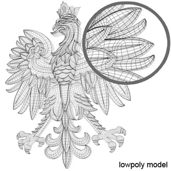 coat arms poland 3d model - Coat of armsl of Poland... by Igor Yakovlev