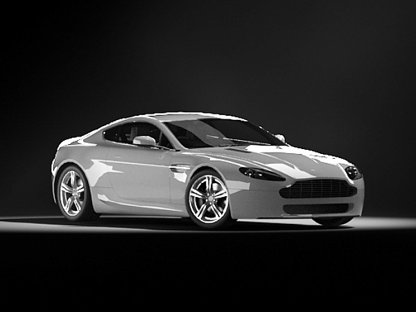 3d aston martin v8 vantage - Aston Martin V8 Vantage by fabelar