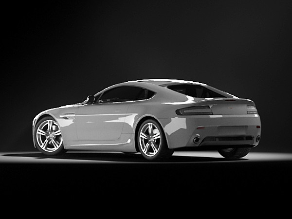 3d aston martin v8 vantage - Aston Martin V8 Vantage by fabelar