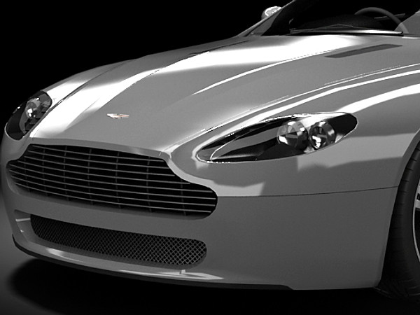 3d aston martin v8 vantage - Aston Martin V8 Vantage by fabelar
