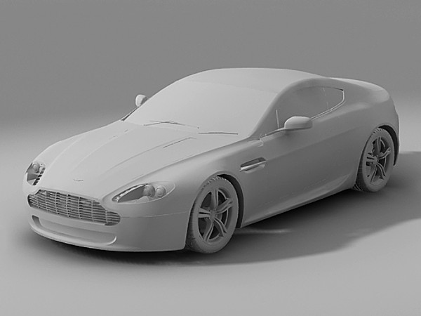 3d aston martin v8 vantage - Aston Martin V8 Vantage by fabelar