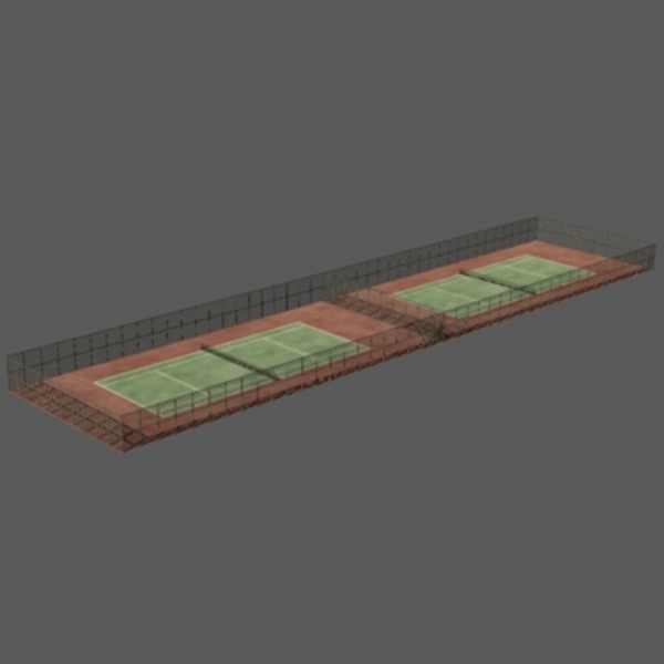 3d tennis courts - Tennis Court by dastolidigital