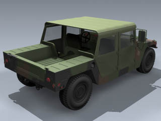 3d model m998 hmmwv nato humvee army - M998 HMMWV (NATO Humvee) by Mesh Factory