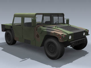 3d model m998 hmmwv nato humvee army - M998 HMMWV (NATO Humvee) by Mesh Factory