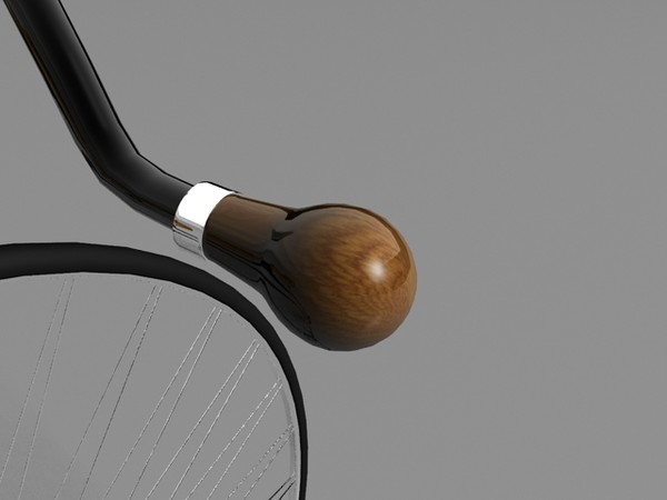 xix century bicycle 3d model - Penny Farthing 1886 by Gonzo_3d
