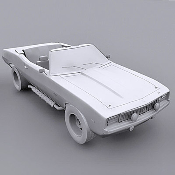 custom camaro 3ds - Chevy Camaro custom (3ds) by QLEE