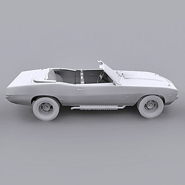 custom camaro 3ds - Chevy Camaro custom (3ds) by QLEE